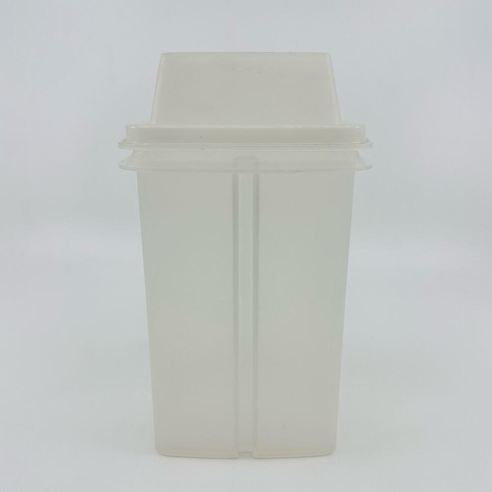 Tupperware Cheese & Cracker Container Rectangular Clear Set Kitchenware Storage - Picture 4 of 12